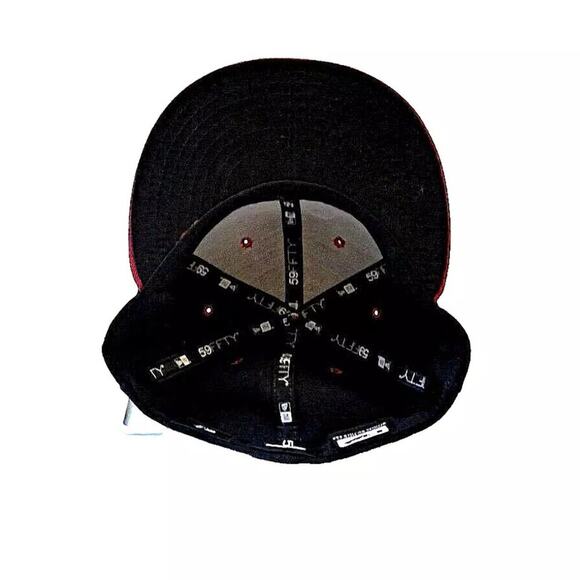 New Era 59Fifty Washington Nationals Hat/Cap Size 7.5 USA Flag Logo MLB 4th July - Picture 6 of 7